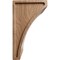 Ekena Millwork 3"W x 3 1/2"D x 6"H Small Lawson Wood Corbel, Mahogany CORW03X03X06LWGM - alternate 3